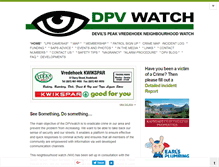 Tablet Screenshot of dpvwatch.co.za